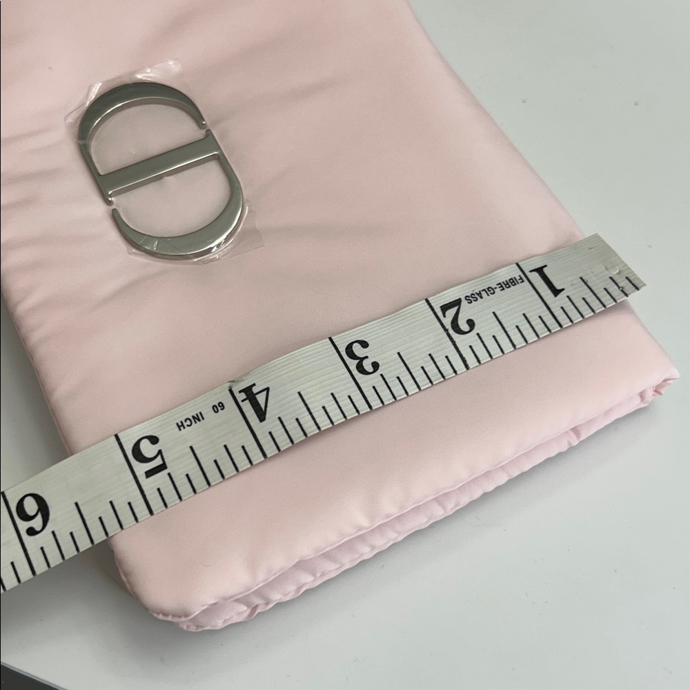 Christian Dior Beauty Pink Nylon Clutch NEW - Picture 7 of 9